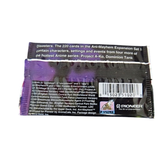 10 New Unopened Packs of Ani Mayhem Trading Cards from 1995 - Picture 4 of 4